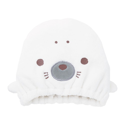 アニマルきゅうそくタオル　ヘアキャップ