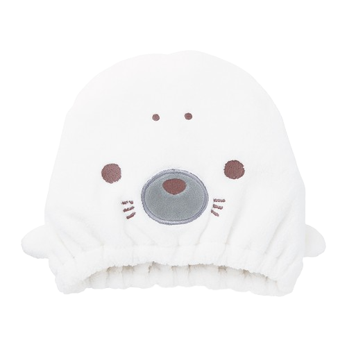 アニマルきゅうそくタオル　ヘアキャップ
