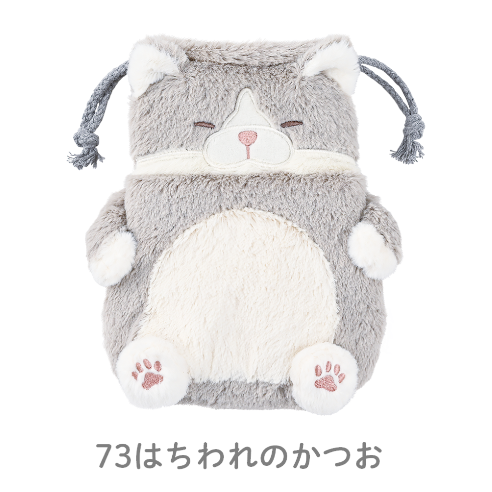 ねこ肯定感　巾着