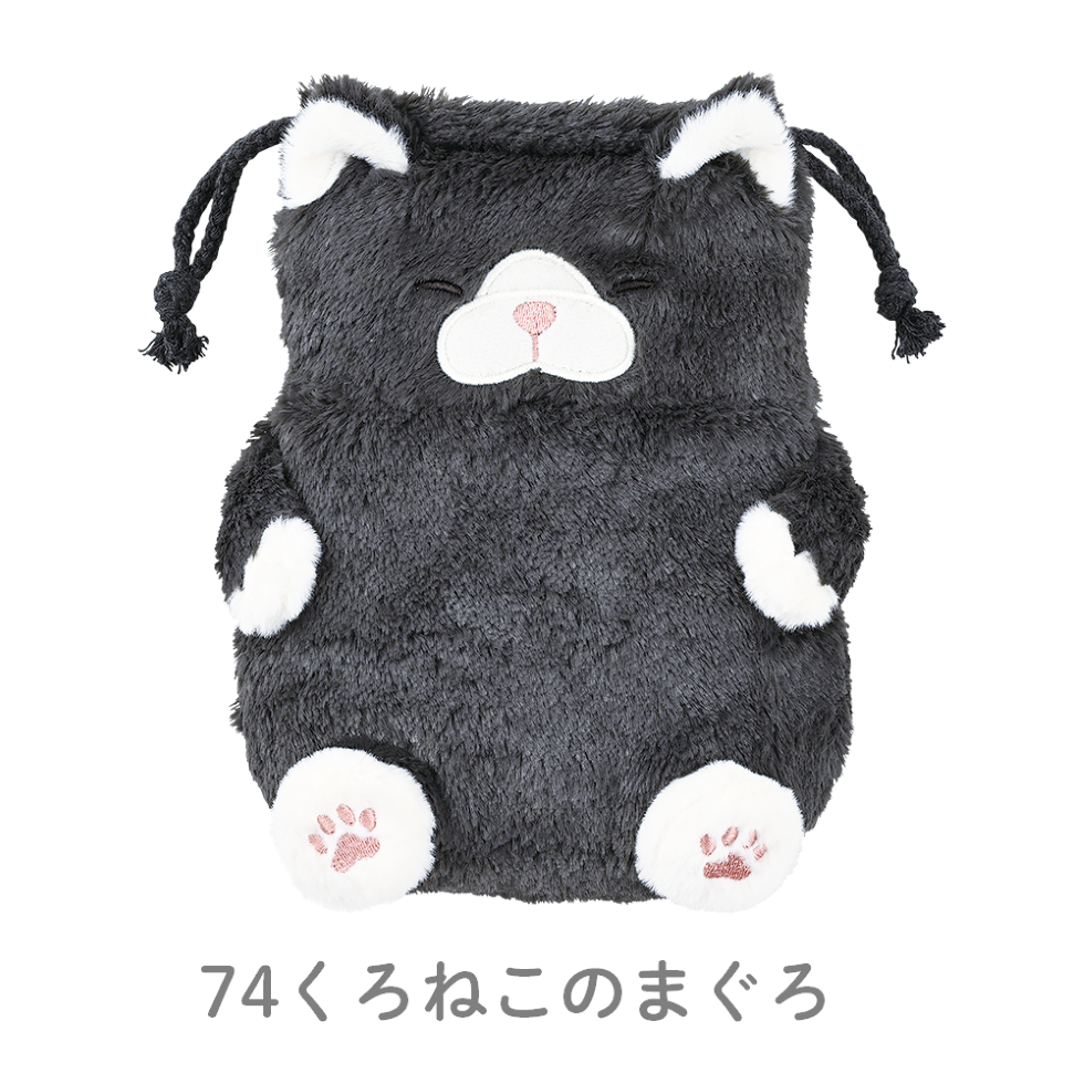 ねこ肯定感　巾着