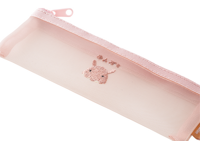 マシュマロアクアミエ　フラットメッシュポーチ