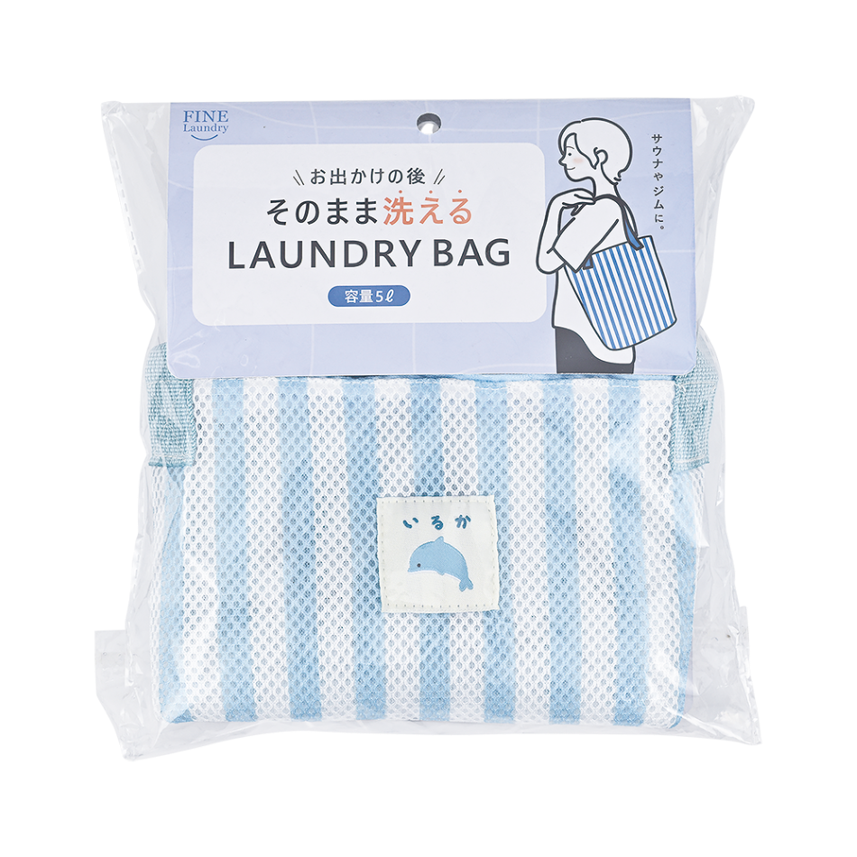 マシュマロアクアミエ　ランドリートートバッグ