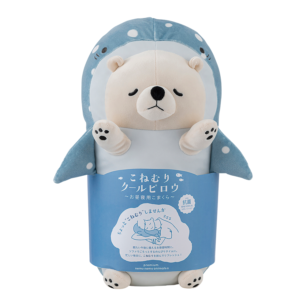 プレミアムねむねむアニマルズ　こねむりクールピロウ