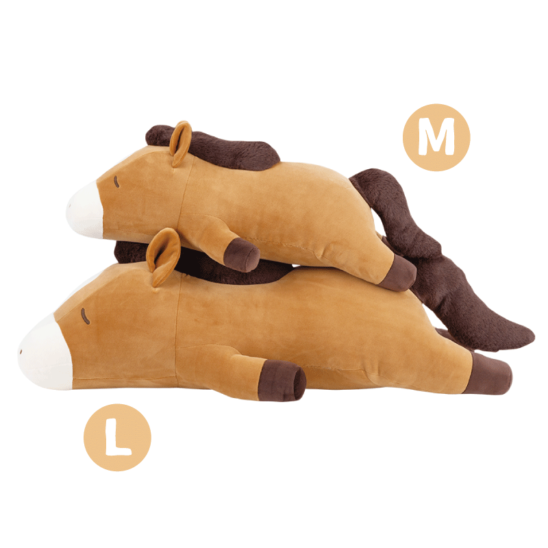 プレミアムねむねむアニマルズ　抱きまくらＬサイズ（うま）