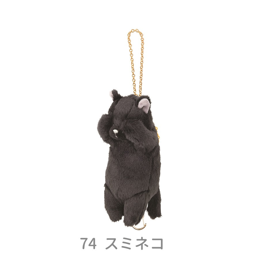 くびねっこ　リールマスコット（スミネコ・ラッコ・アザラシ）