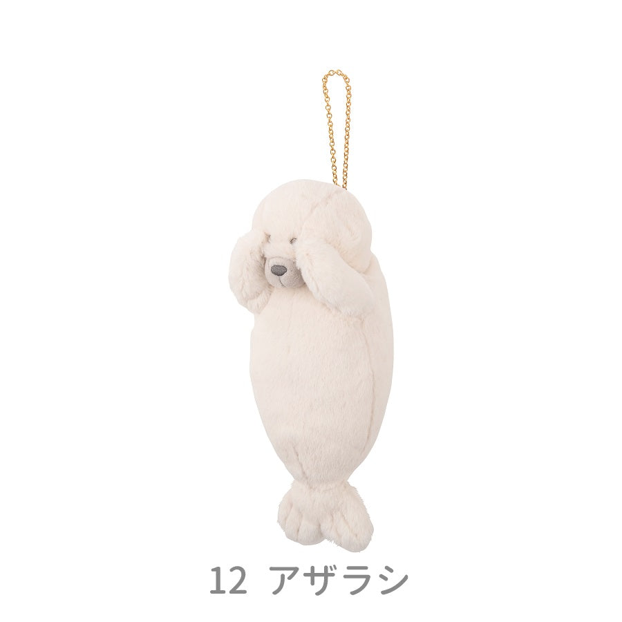 くびねっこ　マスコットポーチ（スミネコ・ラッコ・アザラシ）