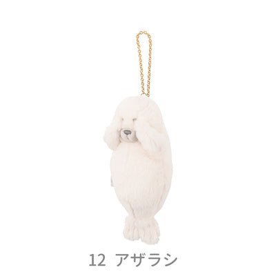 くびねっこ　リールマスコット　（ウサギ・カワウソ・シバイヌ・サバトラ）